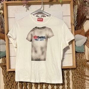 DIESEL baby tee size large
